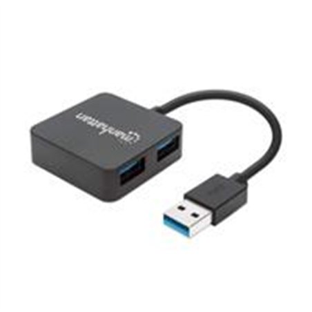 HUB USB,MANHATTAN,162296, V3.0  4 PTOS MINI