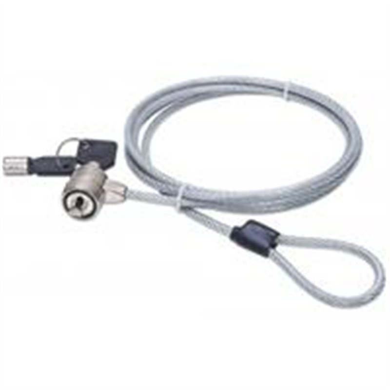 CANDADO LAPTOP,MANHATTAN,440271, LLAVE 1.4M, GRIS