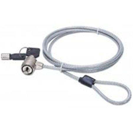 CANDADO LAPTOP,MANHATTAN,440271, LLAVE 1.4M, GRIS