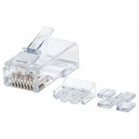 PLUG RJ45,INTELLINET,790536, CAT 6 UTP SOLIDO PRO 80 PZAS