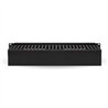 ORGANIZADOR DE CABLES BROBOTIX HORIZONTAL DE 2U, 19 PULGADAS,  NEGRO