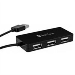 HUB TECHZONE TZ17HUB02 4 PUERTOS USB 2.0