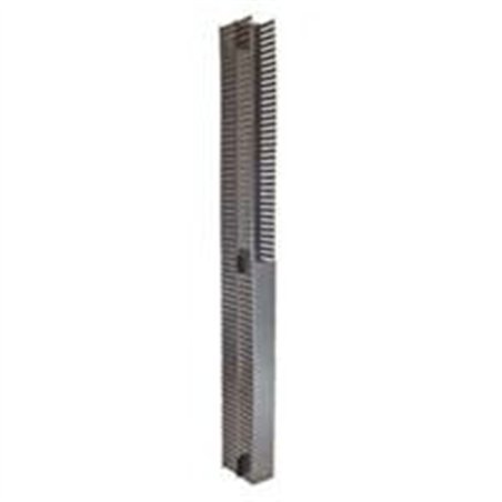 ORGANIZADOR DE CABLES NORTH SYSTEM 42 U.R. DOBLE VERTICAL 19 PULGADAS DUCTO 3X3 PULGADAS NEGRO LISO