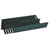 ORGANIZADOR DE CABLES NORTH SYSTEM 1 U.R. DOBLE HORIZONTAL 19 PULGADAS NEGRO LISO