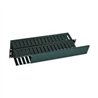 ORGANIZADOR DE CABLES NORTH SYSTEM 2 U.R. DOBLE HORIZONTAL 19 PULGADAS NEGRO LISO