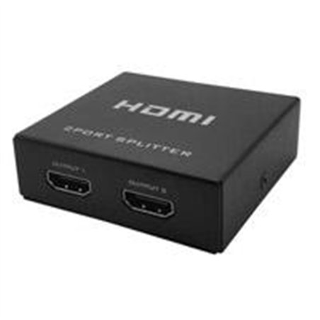 VIDEO SPLITTER HDMI BROBOTIX 2 DISPOSITIVOS A 1 PC, 2K  - 4K, NEGRO