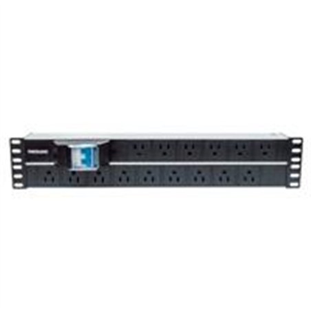 BARRA PDU,INTELLINET,714075, 15 CONT. GAB/RACK 19, 2U, CONTRA CORTO CIRCUITO