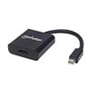 ADAPTADOR DISPLAYPORT,MANHATTAN,152570, MINI M A HDMI H 4K@60HZ