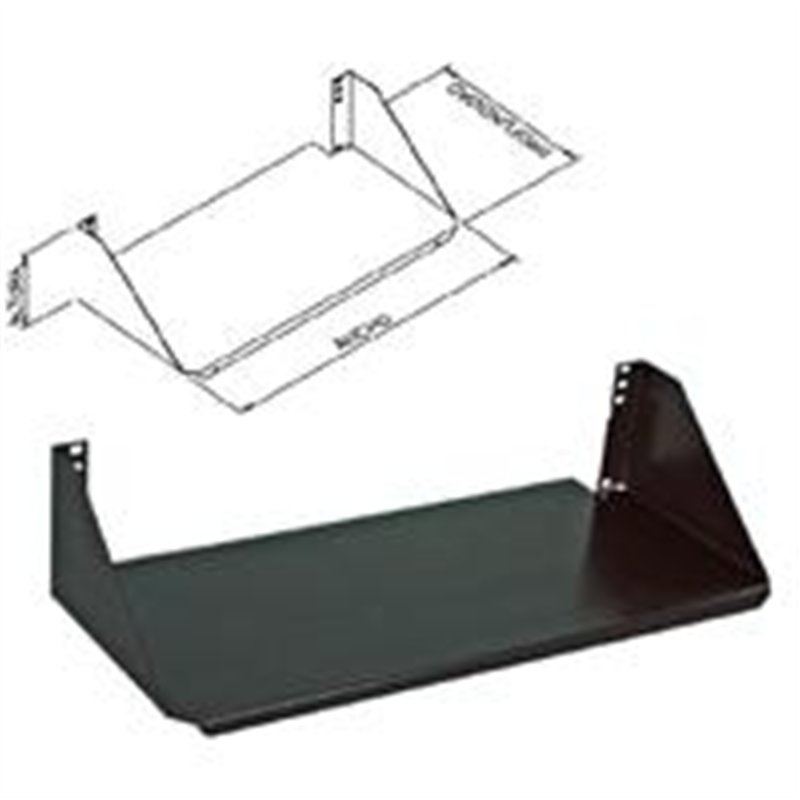 CHAROLA NORTH SYSTEM PARA TECLADO 19 PULGADAS X 10 PULGADAS ACERO COLOR NEGRO