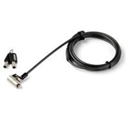 CANDADO DE SEGURIDAD UNIVERSAL 3 EN 1 - SEGURO PARA LAPTOP CON RANURA K-SLOT, NANO O WEDGE - CABLE DE 2M ANTIRROBO EN ACERO CON 