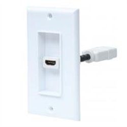 COPLE HDMI,MANHATTAN,771719, BLANCO CON FACEPLATE 1 PUERTO