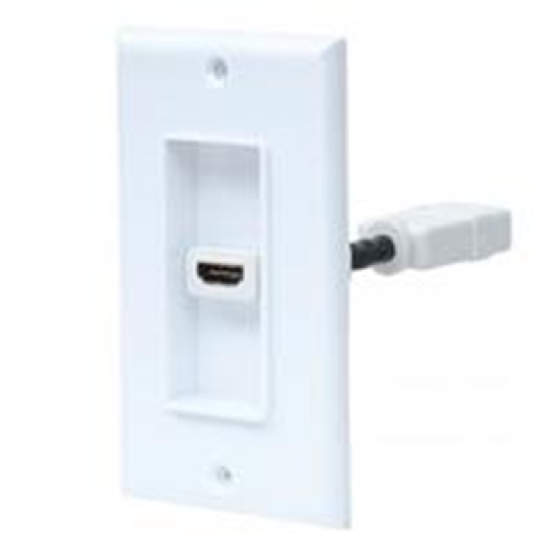 COPLE HDMI,MANHATTAN,771719, BLANCO CON FACEPLATE 1 PUERTO