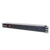 BARRA PDU,INTELLINET,713993,  8 CONT. GAB/RACK 19, 1U, CONTRA SOBRECARGA, ON/OFF