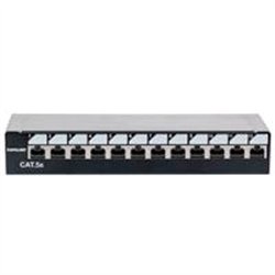 PANEL PARCHEO,INTELLINET,720618, CAT 5E, 12 PTOS ESCRITORIO C/BLOQUEO
