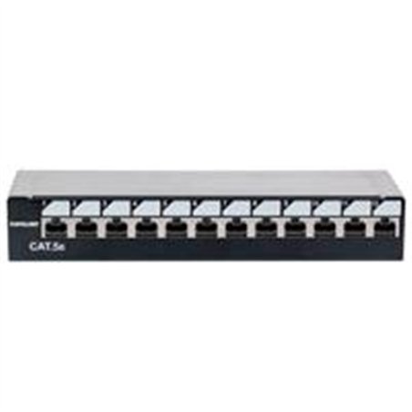 PANEL PARCHEO,INTELLINET,720618, CAT 5E, 12 PTOS ESCRITORIO C/BLOQUEO