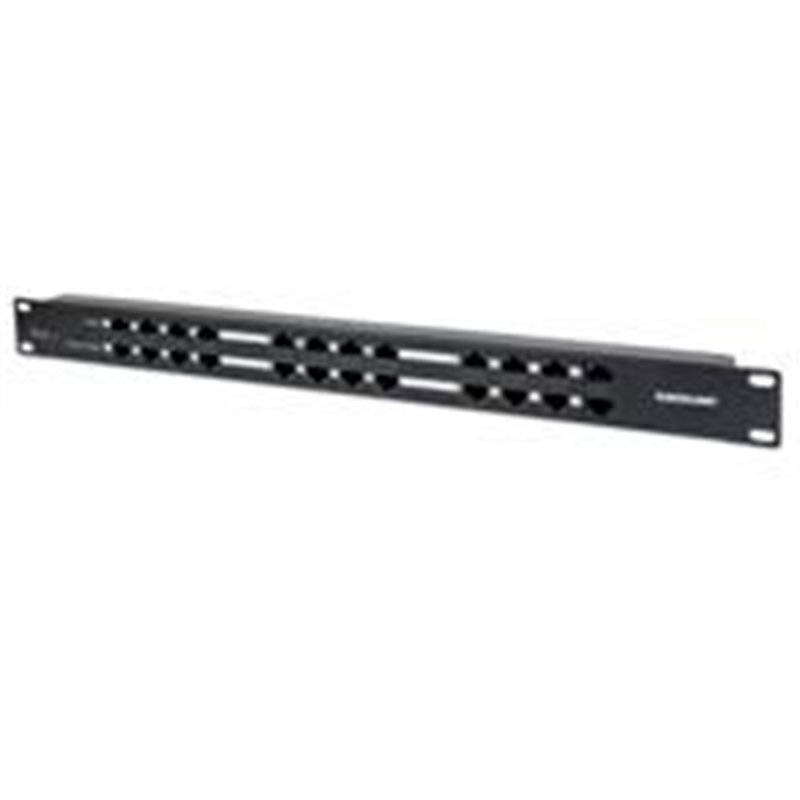 PANEL PARCHEO,INTELLINET,720342, CAT 5E, 12 PTOS 1U POE