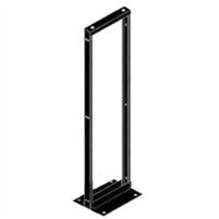 RACK NORTH SYSTEM 45 U.R. 2 POSTES 19 PULGADAS ALUMINIO (PESADO) NEGRO LISO