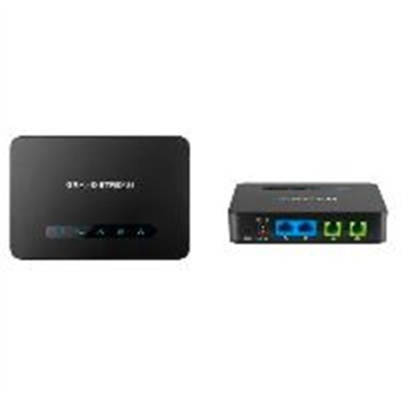 ATA GRANDSTREAM HT812 V2 / 2 PUERTOS FXS 2 CUENTAS SIP CON 2 PUERTOS DE RED GIGABIT CON ROUTER INTEGRADO