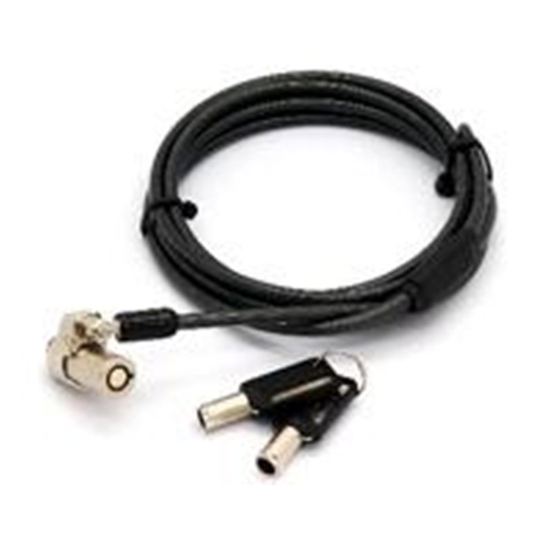 CANDADO BROBOTIX DE SEGURIDAD, NANO DE LLAVE, 1.80 MTS PARA PORTATILES