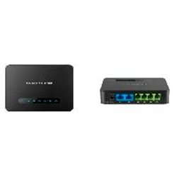 ATA GRANDSTREAM HT814 V2 PARA TELFONO ANALOGICO 4 PUERTO FXS 2 CUENTA SIP 2 PUERTOS GIGABIT