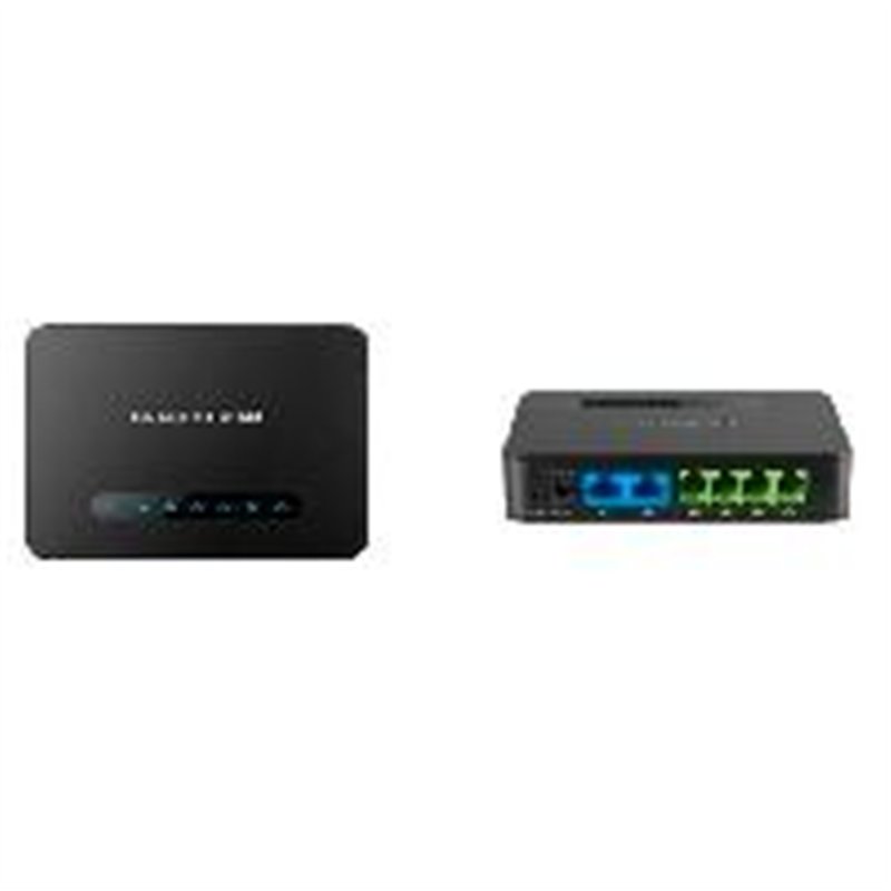 ATA GRANDSTREAM HT814 V2 PARA TELFONO ANALOGICO 4 PUERTO FXS 2 CUENTA SIP 2 PUERTOS GIGABIT
