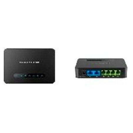 ATA GRANDSTREAM HT814 V2 PARA TELFONO ANALOGICO 4 PUERTO FXS 2 CUENTA SIP 2 PUERTOS GIGABIT