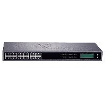 GATEWAY GRANDSTREAM GXW4224/ 24 PUERTOS FXS 1 PUERTO TELCO DE 50 PINS MONTAJE ESCRITORIO Y RACK