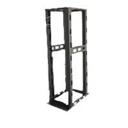 RACK NORTH SYSTEM 45 U.R. 4 POSTES 19 O 23 PULGADAS ACERO NEGRO TEXTURIZADO