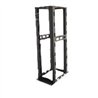 RACK NORTH SYSTEM 45 U.R. 4 POSTES 19 O 23 PULGADAS ACERO NEGRO TEXTURIZADO