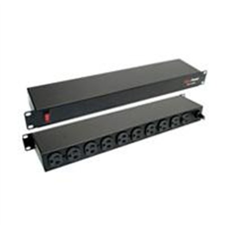 PDU CYBERPOWER (CPS1215RM) 10 SALIDAS 5-15R-POSTERIORES-, 120V, 1U. 3 AÑOS DE GARANTIA.