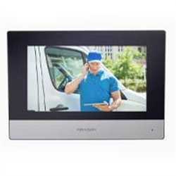 MONITOR IP WIFI TOUCH SCREEN 7 PARA VIDEOPORTERO IP HIKVISION DS-KH6320-WTE1 VIDEO EN VIVO / POE ESTANDAR / APERTURA REMOTA / LL