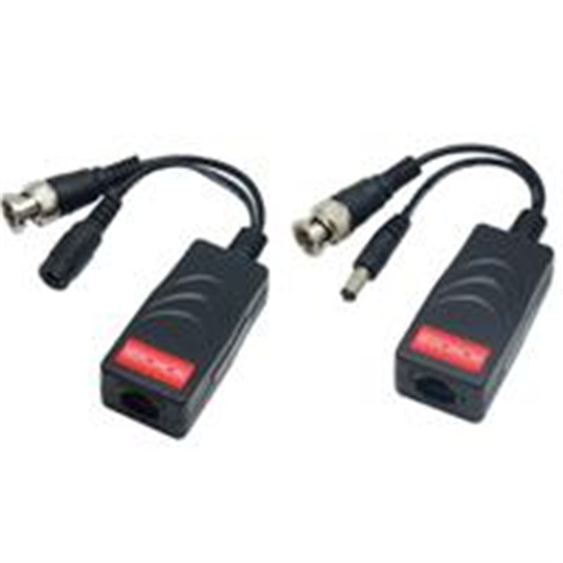 VIDEO BALUN / PROVISION ISR / PTR-102VP-HD / TRANSMITE VIDEO Y ENERGIA / 4 EN 1 /SOPORTA CAMARAS DE HASTA 8 MP / AHD / CVI / TVI