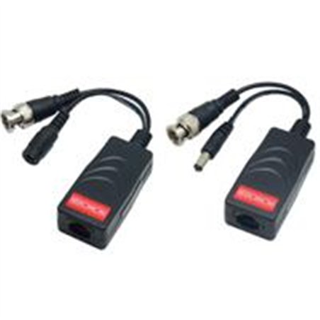 VIDEO BALUN / PROVISION ISR / PTR-102VP-HD / TRANSMITE VIDEO Y ENERGIA / 4 EN 1 /SOPORTA CAMARAS DE HASTA 8 MP / AHD / CVI / TVI