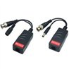 VIDEO BALUN / PROVISION ISR / PTR-102VP-HD / TRANSMITE VIDEO Y ENERGIA / 4 EN 1 /SOPORTA CAMARAS DE HASTA 8 MP / AHD / CVI / TVI