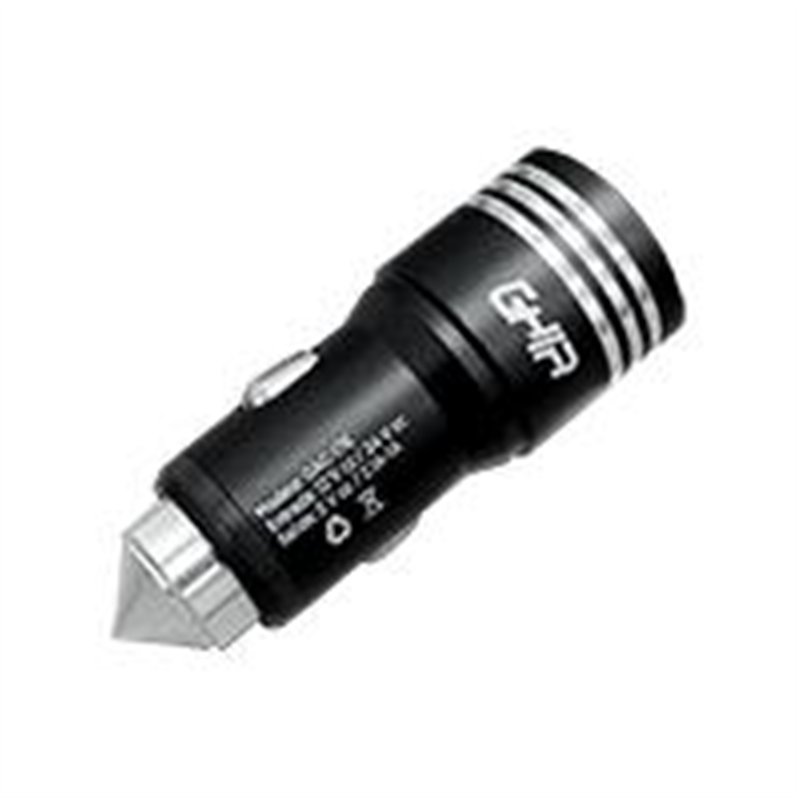 CARGADOR PARA AUTO GHIA 2 PUERTOS USB
