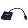 ADAPTADOR GHIA CONVERTIDOR USB 3.1 TIPO C MACHO A HDMI HEMBRA / SALIDA DE VIDEO 4K
