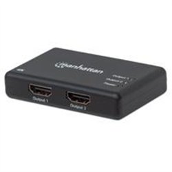 VIDEO SPLITTER,MANHATTAN,207669, HDMI 4K@30HZ, 1 IN:2 OUT,  AC