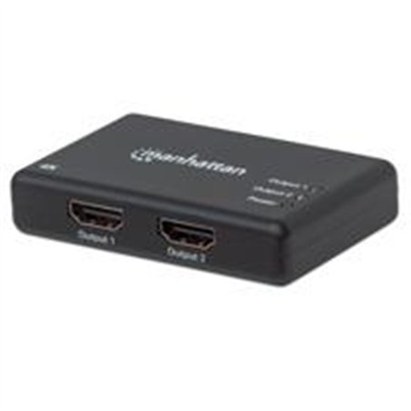 VIDEO SPLITTER,MANHATTAN,207669, HDMI 4K@30HZ, 1 IN:2 OUT,  AC