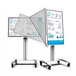 SOPORTE MOVIL PEERLESS SR560-FLIP PARA MONITORES PROFESIONALES SAMSUNG FLIP DE 55 PULGADAS CAPACIDAD HASTA 31.8KG