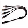 DIVISOR DE ENERGIA SAXXON / TIPO PULPO/ 4 CONECTORES MACHO/ 2.1MM/ 1 CONECTOR HEMBRA