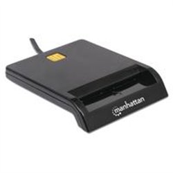 LECTOR TARJETAS,MANHATTAN,102049, INTELIGENTES (C/CHIP) USB