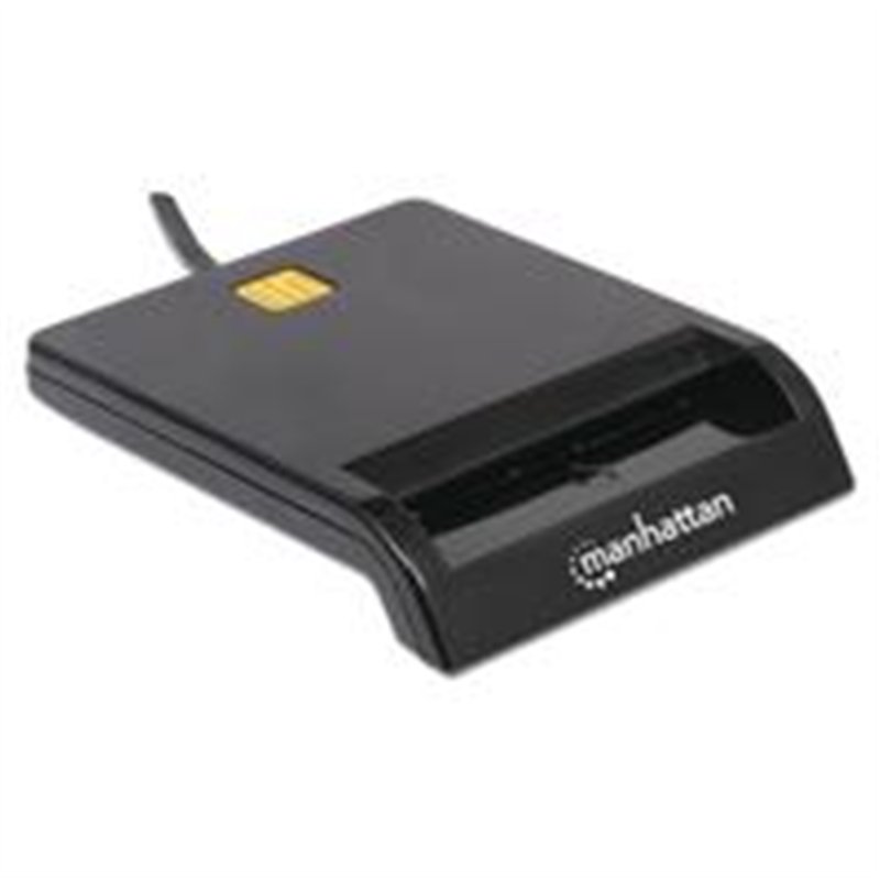 LECTOR TARJETAS,MANHATTAN,102049, INTELIGENTES (C/CHIP) USB