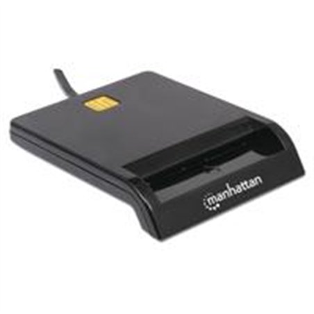 LECTOR TARJETAS,MANHATTAN,102049, INTELIGENTES (C/CHIP) USB