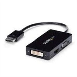 ADAPTADOR DE VIDEO DISPLAYPORT A VGA DVI O HDMI - CONVERTIDOR A/V 3 EN 1 PARA VIAJES - 1080P - 1920X1200 - STARTECH.COM MOD. DP2