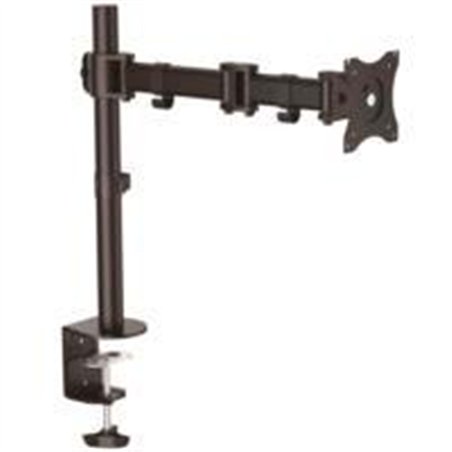 SOPORTE DE ESCRITORIO PARA UN MONITOR - BRAZO ARTICULADO PARA MONTAJE DE PANTALLAS DE HASTA 27 PULGADAS - MONTAJE VESA DE ACERO 