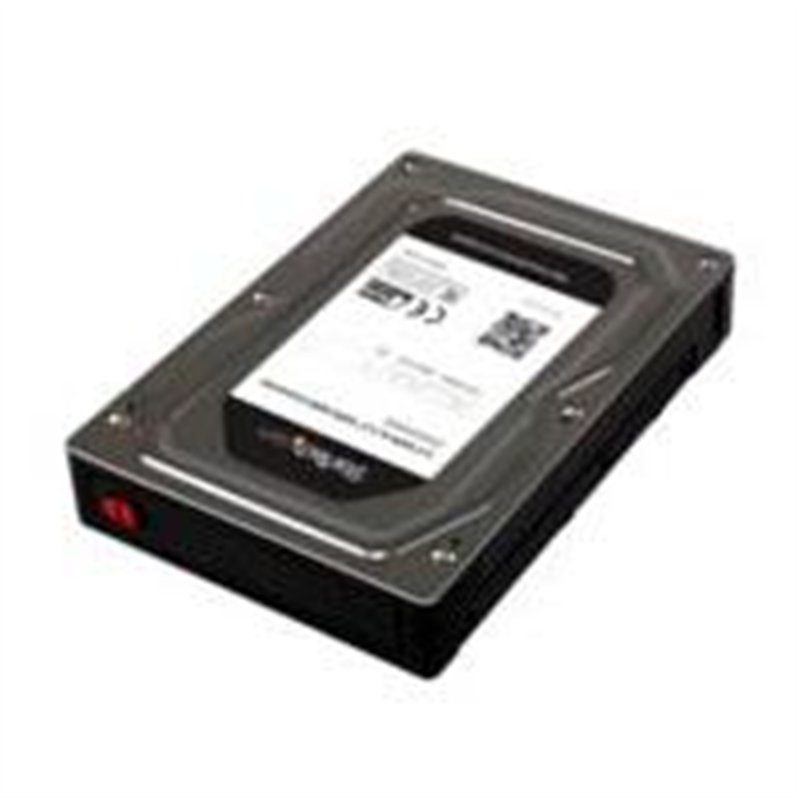 GABINETE ADAPTADOR DE DISCO DURO O SSD SATA DE 2.5 DE HASTA 12.5MM DE ALTURA PARA BAHíA DE 3.5 - STARTECH.COM MOD. 25SAT35HDD