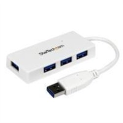 HUB USB 3.0 DE 4 PUERTOS - ADAPTADOR CONCENTRADOR HUB USB 3.0 SUPER SPEED 4 PUERTOS SALIDAS PORTATIL PARA LAPTOP COMPUTADORA - B