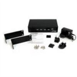 SPLITTER HDMI DE 4 PUERTOS - DIVISOR BIFURCADOR HDMI DE 4 PUERTOS CON AMPLIFICADOR - SPLITTER - HDMI HEMBRA - MINI-JACK HEMBRA -