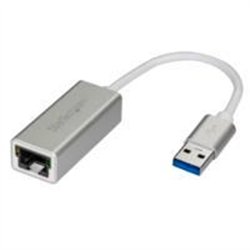 ADAPTADOR TARJETA DE RED EXTERNA - ETHERNET GIGABIT EXTERNO USB 3.0 - PLATEADO - IDEAL PARA MACBOOK, CHROMEBOOK O TABLET - START