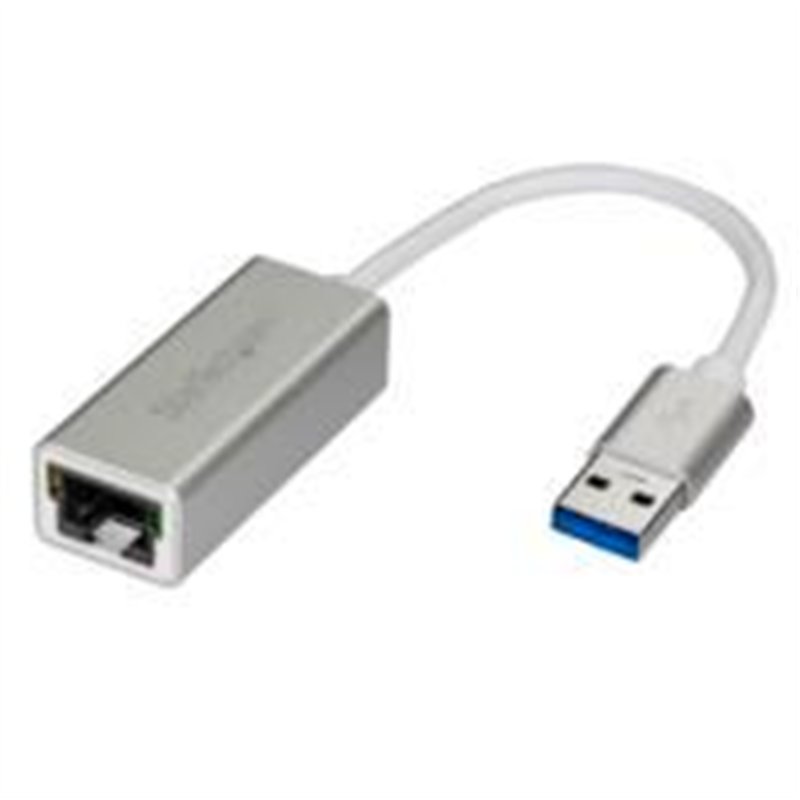 ADAPTADOR TARJETA DE RED EXTERNA - ETHERNET GIGABIT EXTERNO USB 3.0 - PLATEADO - IDEAL PARA MACBOOK, CHROMEBOOK O TABLET - START